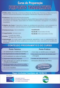 preposto trabalhista maro